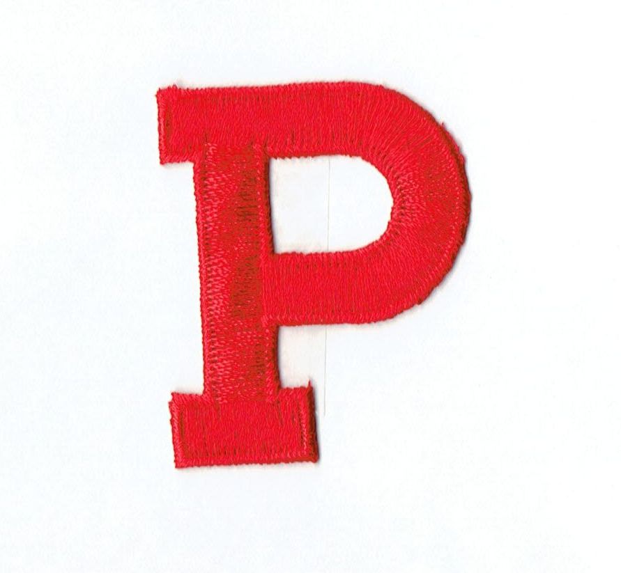 2” Alphabet Red Letters - Block Style