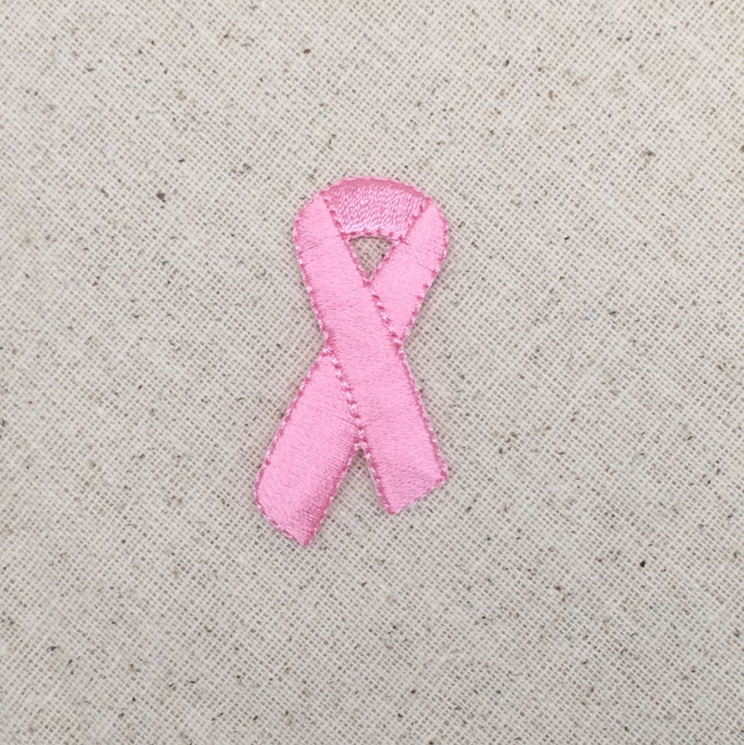 Pink - Breast Cancer Ribbon - Iron on Applique - Embroidered Patch - 693510-A