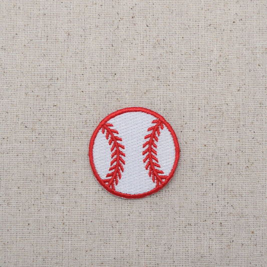 Baseball - 1.5" - Sports Ball - Embroidered Patch - Iron on Applique - WA229