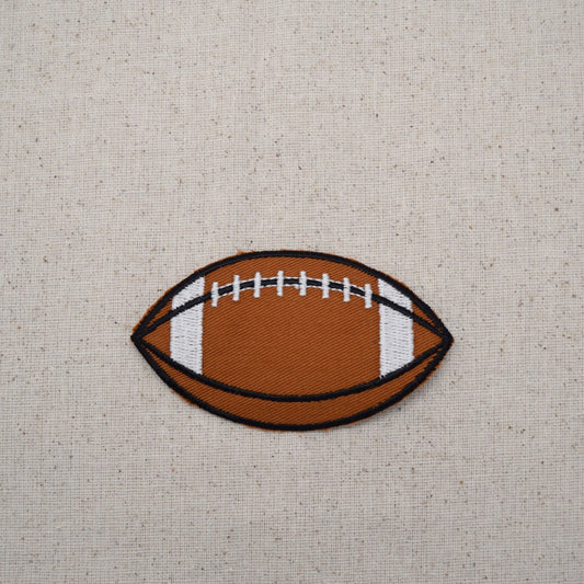 Large - Football - Iron on Applique - Embroidered Patch - 694048A