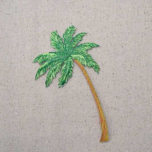 Tropical Palm Tree - Beach - Iron on Applique - Embroidered Patch - 692719-A