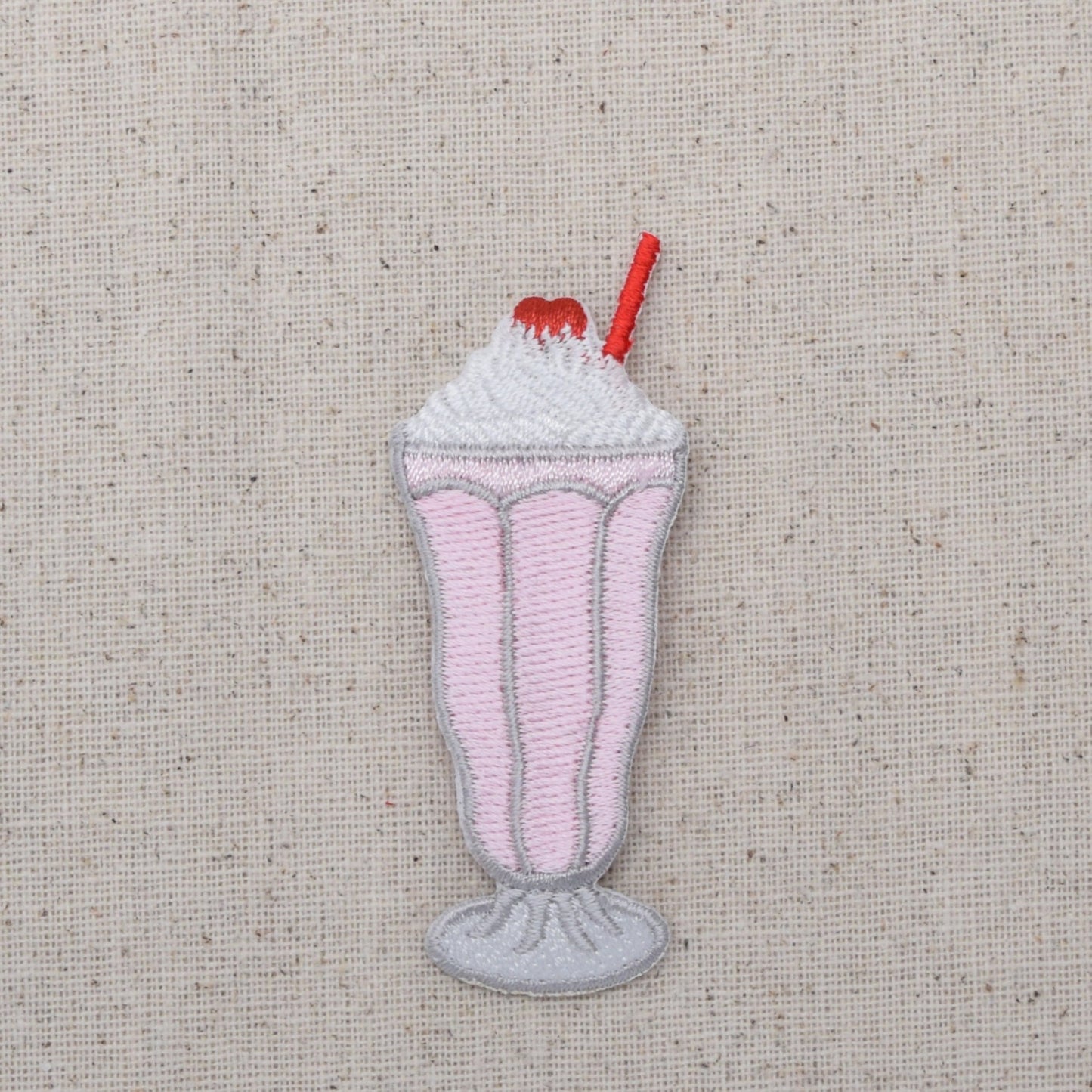 50s - Soda Shoppe - Milkshake - Ice Cream - Iron on Applique - Embroidered Patch - 695505-A