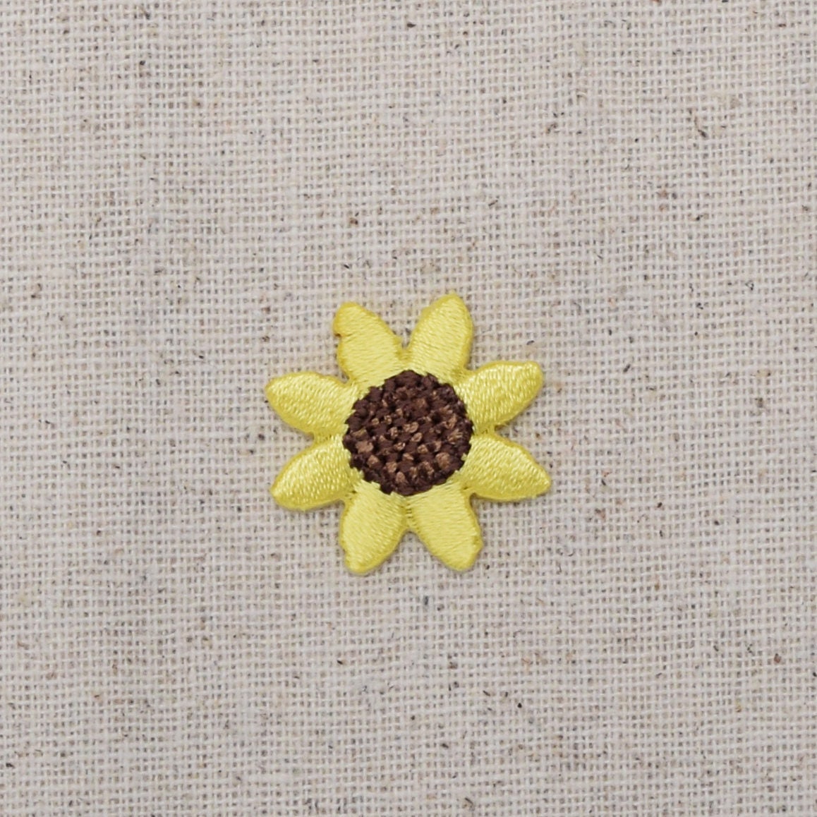 Sunflower - Small - Yellow Flower - Iron on Applique - Embroidered Patch - WA82