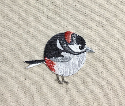 Chubby Woodpecker - Red-Headed - Bird - Spring/Nature - Iron on Applique/Embroidered Patch - 697358-A