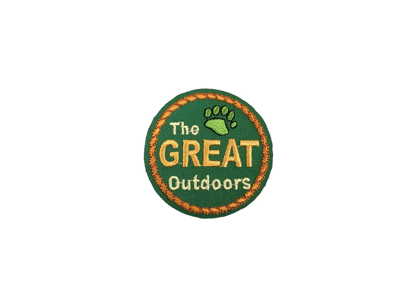 The Great Outdoors - Camping Badge - Forest/Nature/Wilderness - Iron on Patch