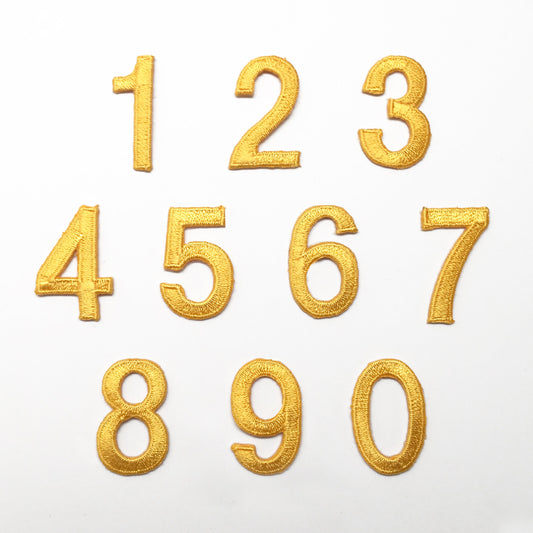 1" - Yellow Block Numbers
