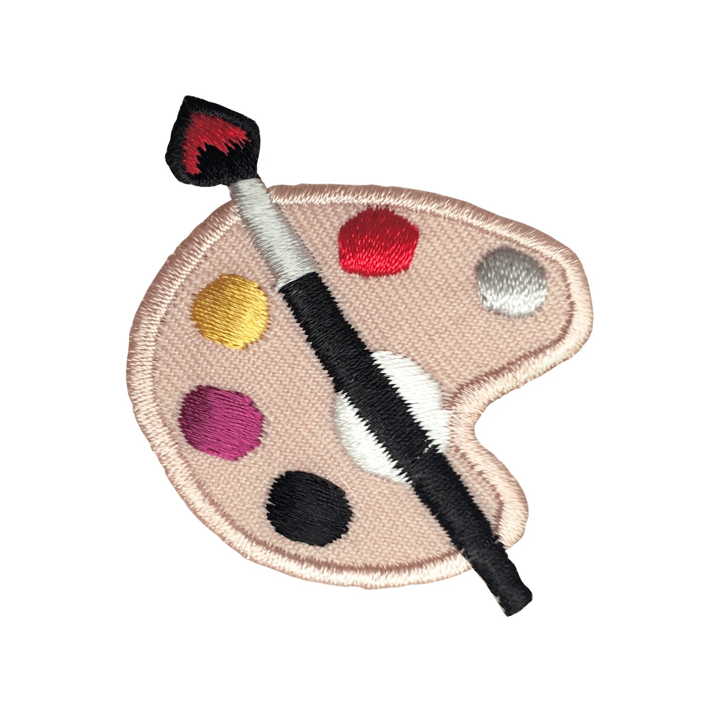 Artist Palette - Painting - Arts/Crafts - Brush - Paint -  Iron on Applique - Embroidered Patch