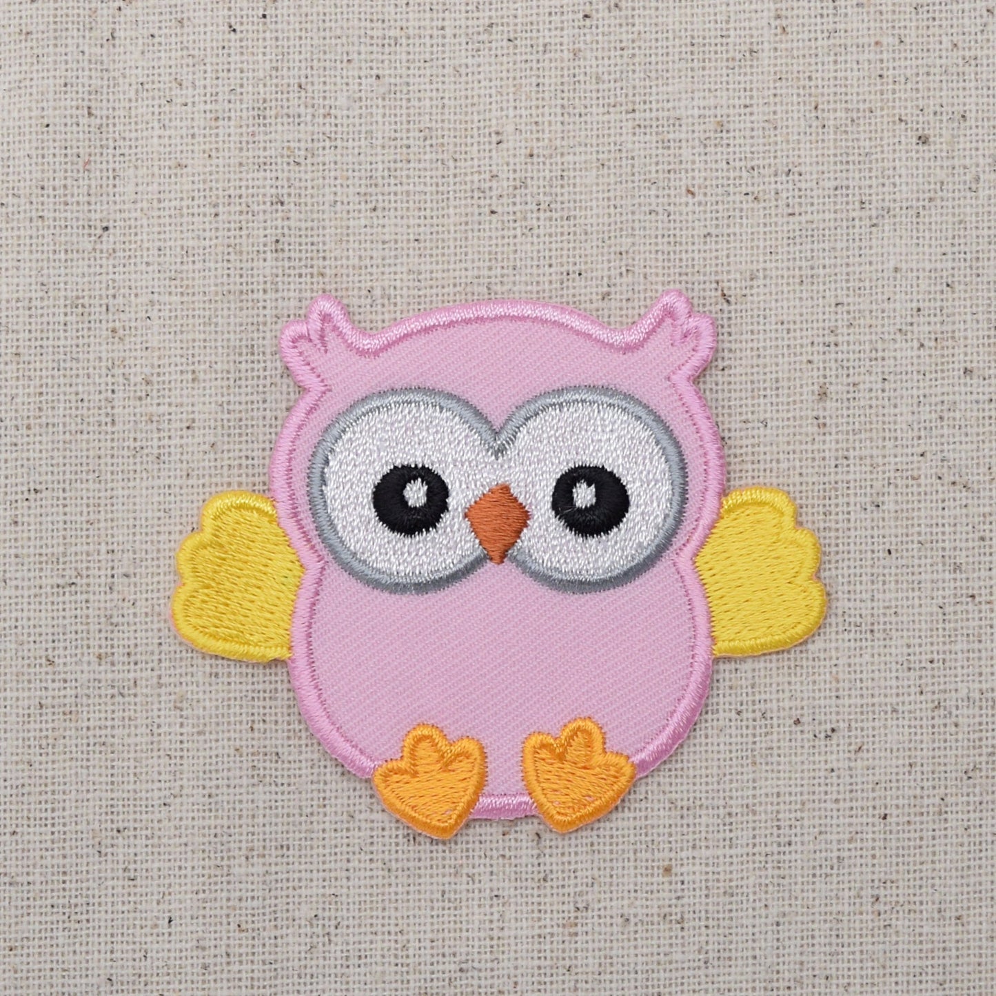 Children’s Girl Owl - Pastel Pink - Iron on Patch