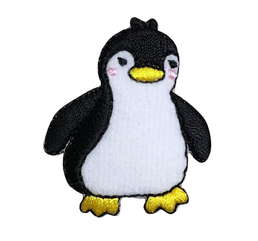 Boy Penguin  - Iron on Applique - Embroidered Patch - 156622-A