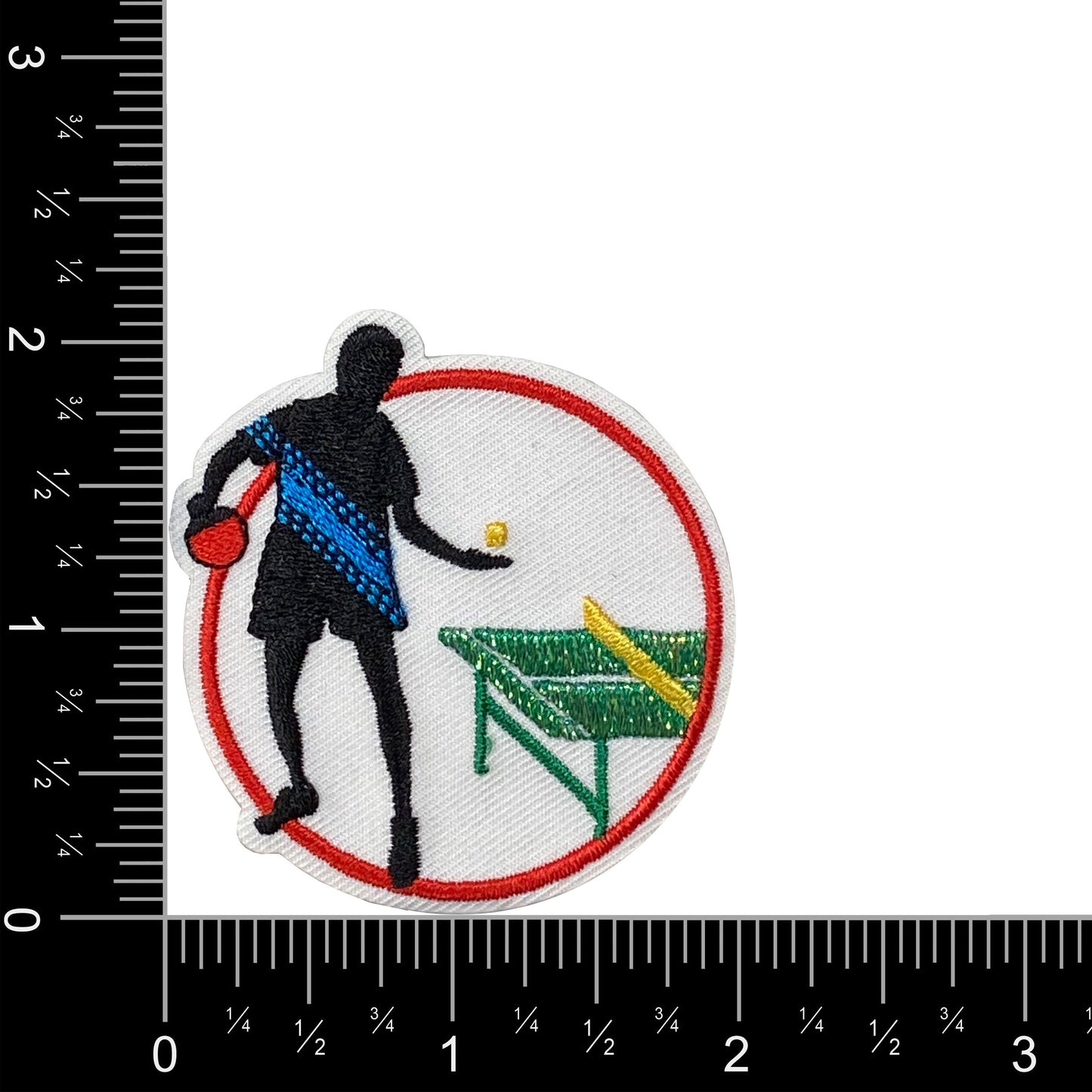 Table Tennis - Embroidered Iron on Patch