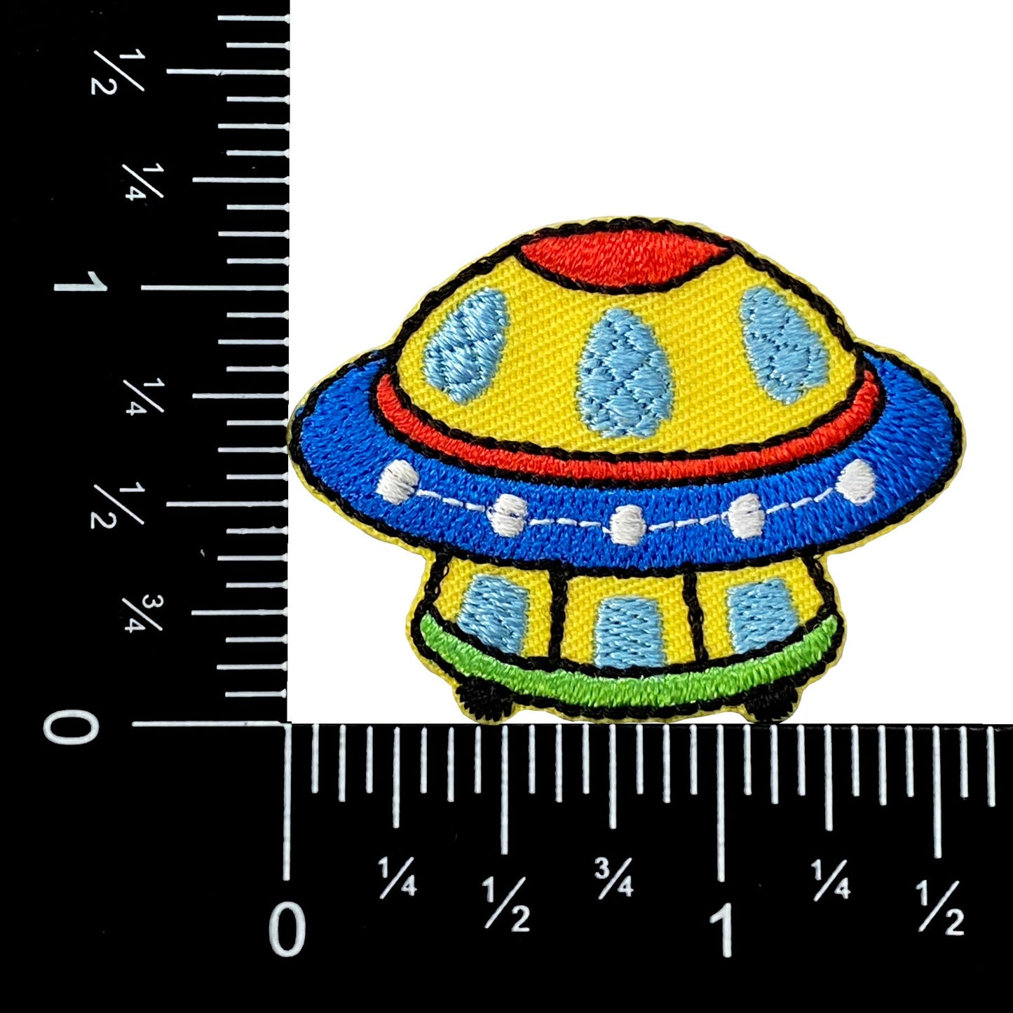 UFO Spaceship - Iron on Embroidered Patch