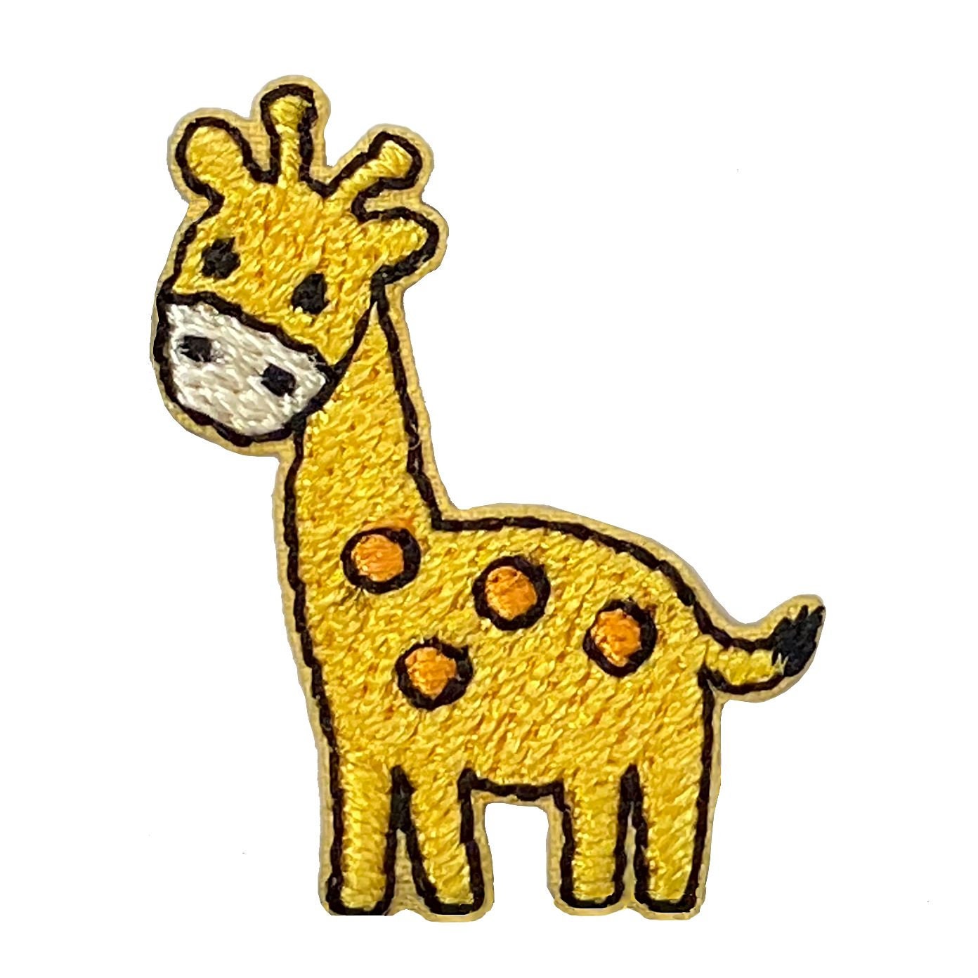 Mini Giraffe Embroidered Iron on Patch