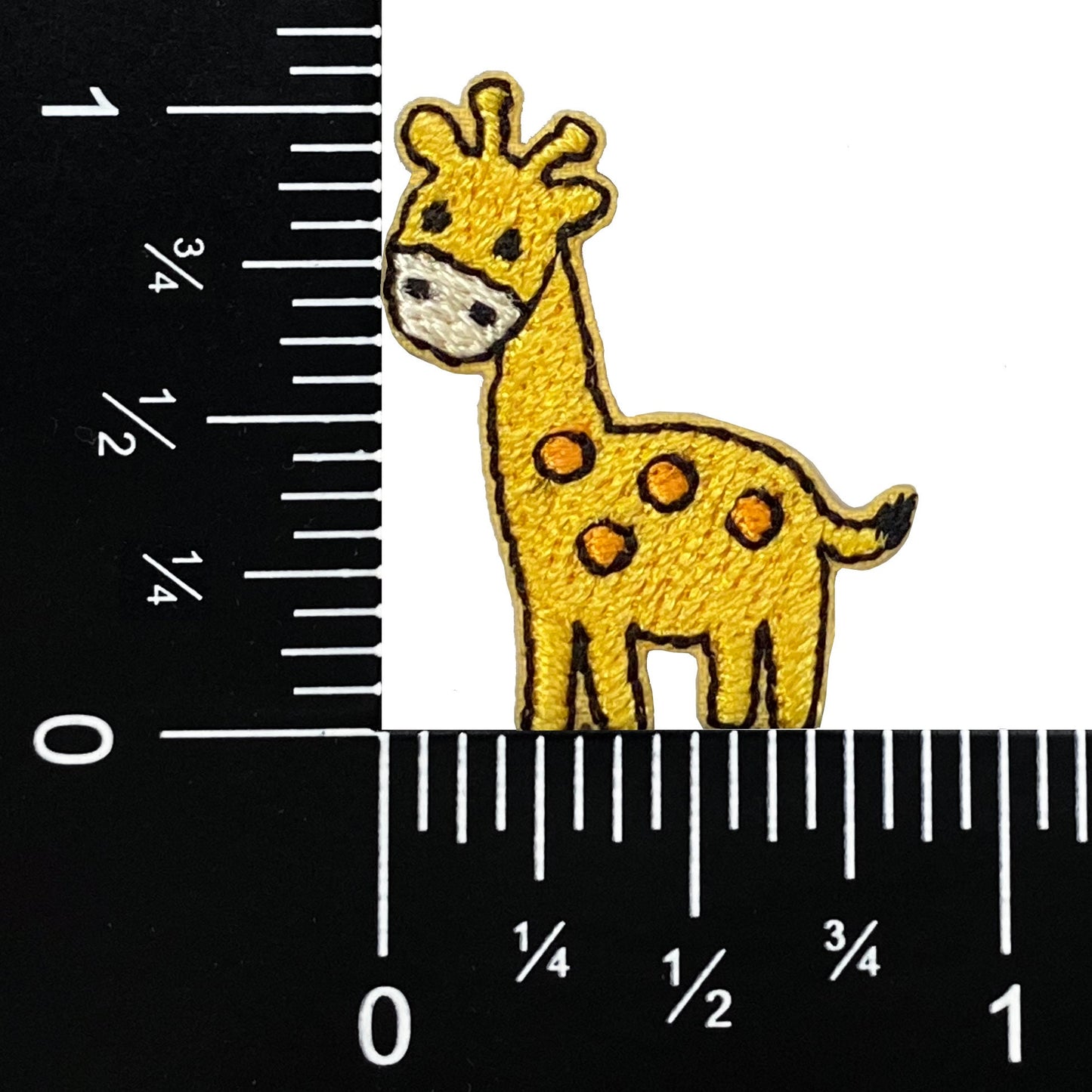 Mini Giraffe Embroidered Iron on Patch