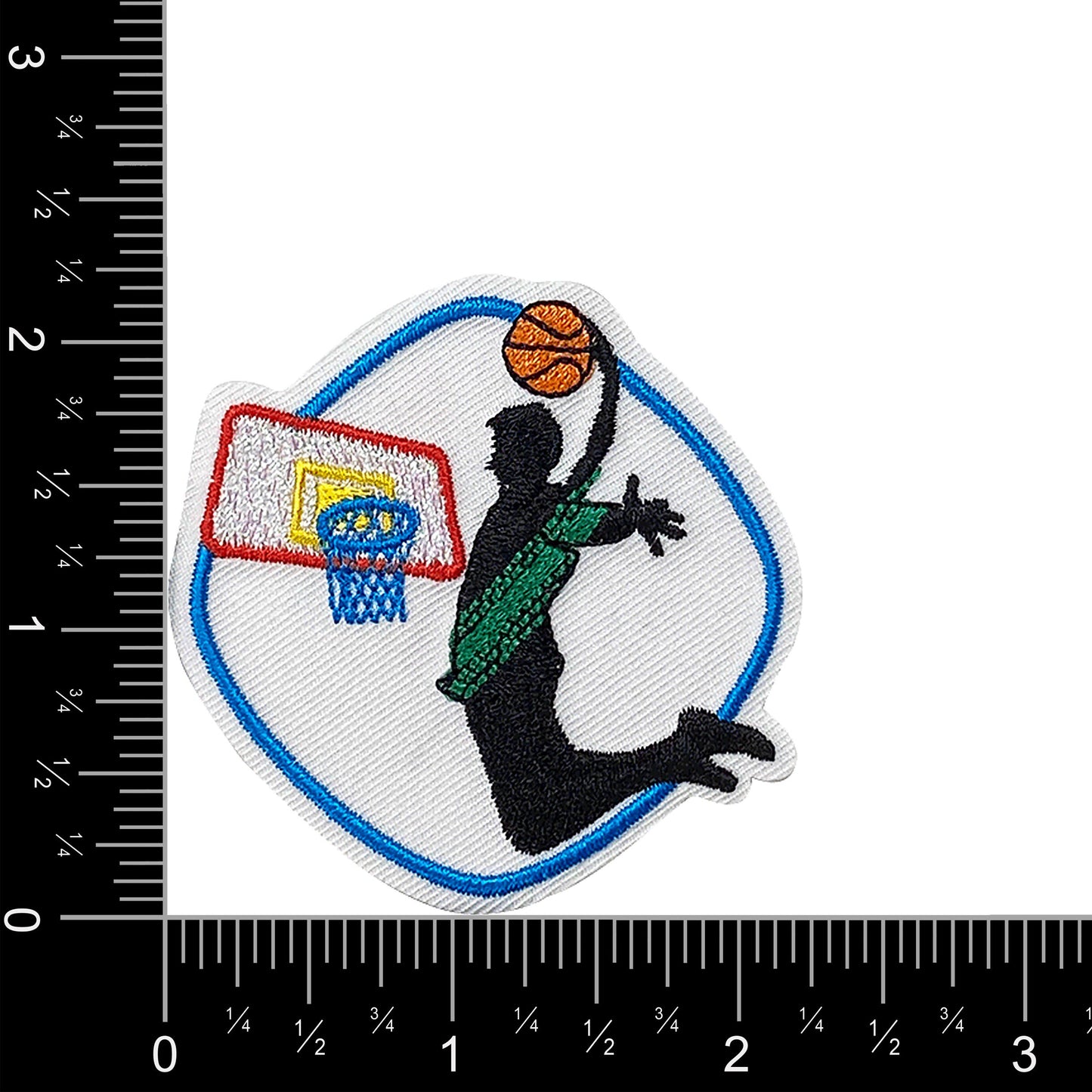 Competitive Sports - Basketball Embroidered Iron on Patch