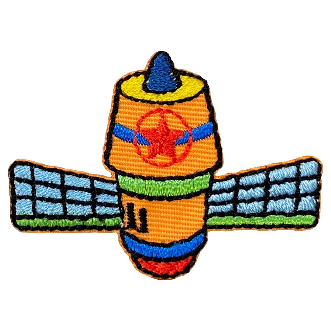 Satellite - Iron on Embroidered Patch