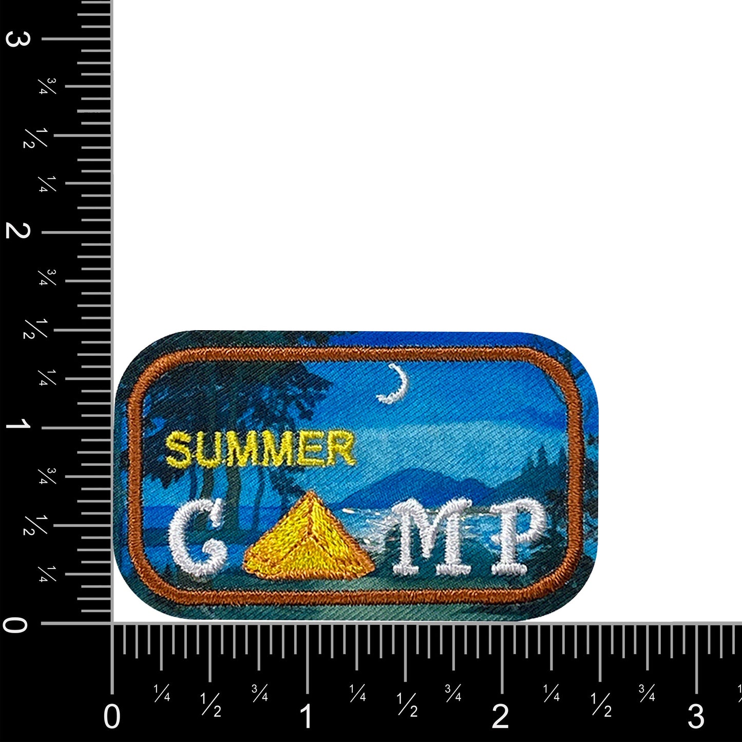 Summer Camp - Iron on Embroidered Patch