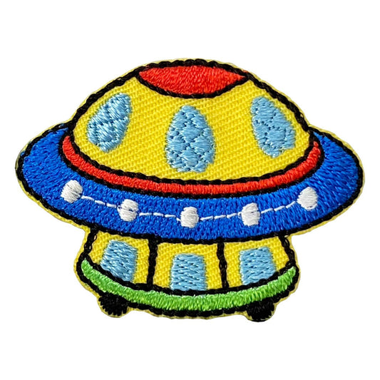 UFO Spaceship - Iron on Embroidered Patch