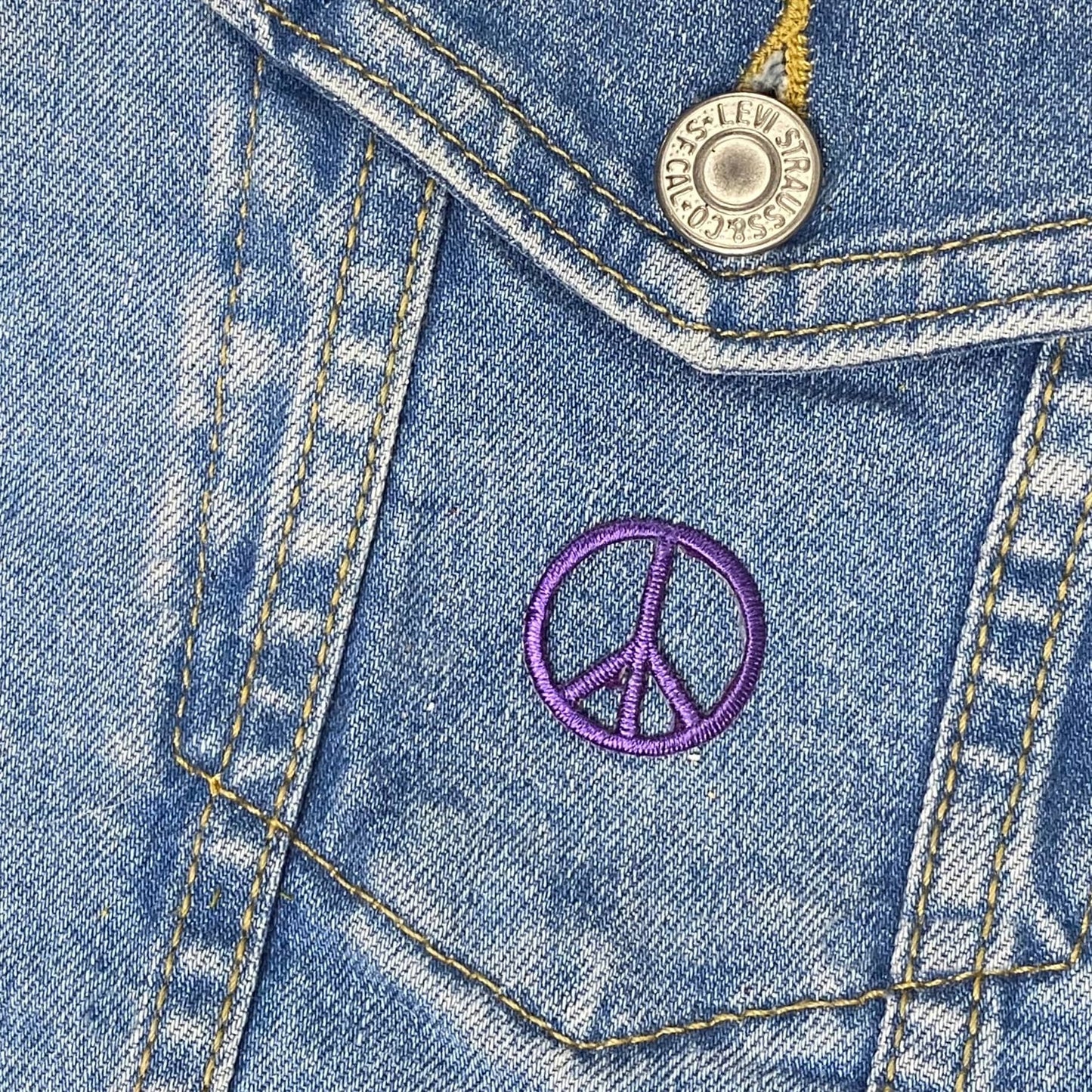 1" Peace Sign