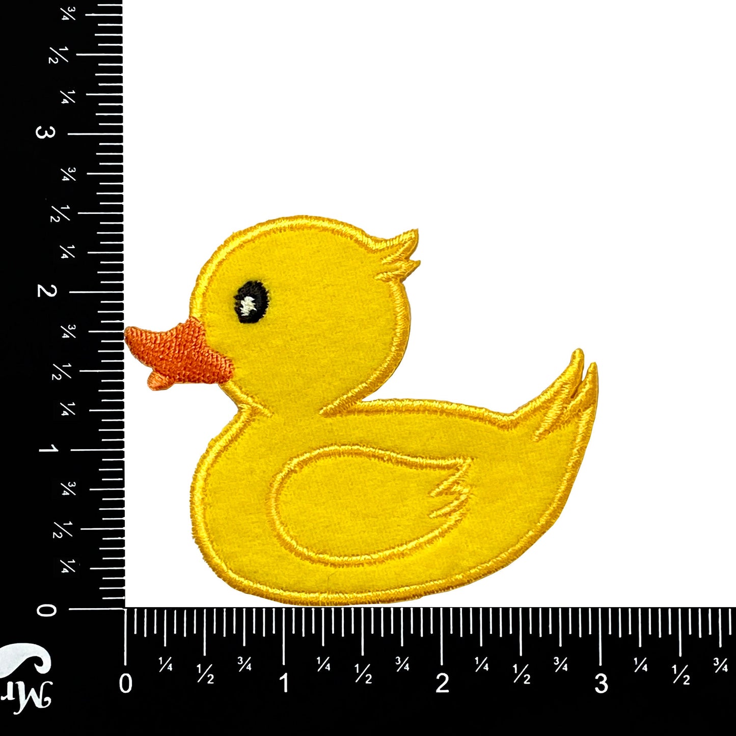 Yellow Duck, Rubber Duckie Ducky, Facing Left or Facing Right, - Iron on Patch