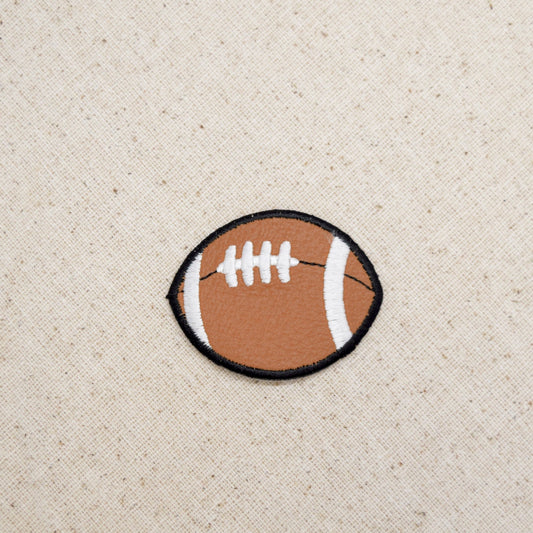 2" Vinyl - Pigskin - Football - Embroidered Patch - Iron on Applique - 693468A