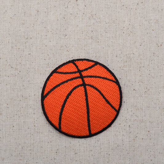Basketball - Large - 2.25" - Embroidered Patch - Iron on Applique - 694001A