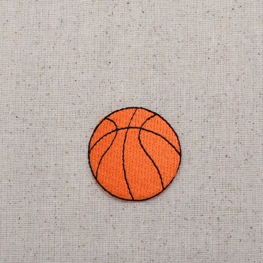 Basketball - 1.5" - Embroidered Patch - Iron on Applique - WA141