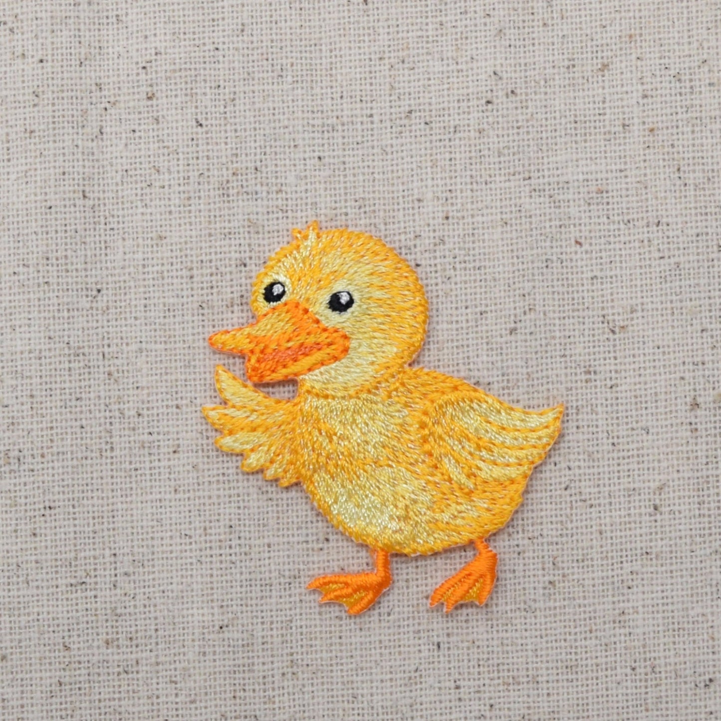 Yellow Chick Duckling - Baby Duck - Iron on Applique - Embroidered Patch