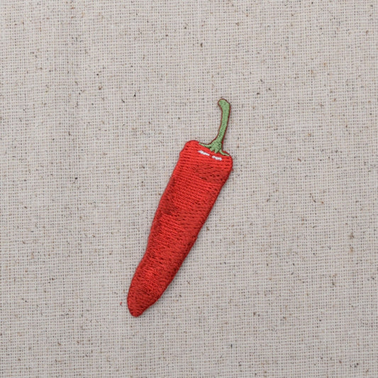 Chili Pepper - Red Hot - Jalapeno/Vegetable Garden - Embroidered Patch - Iron on Applique - WA71