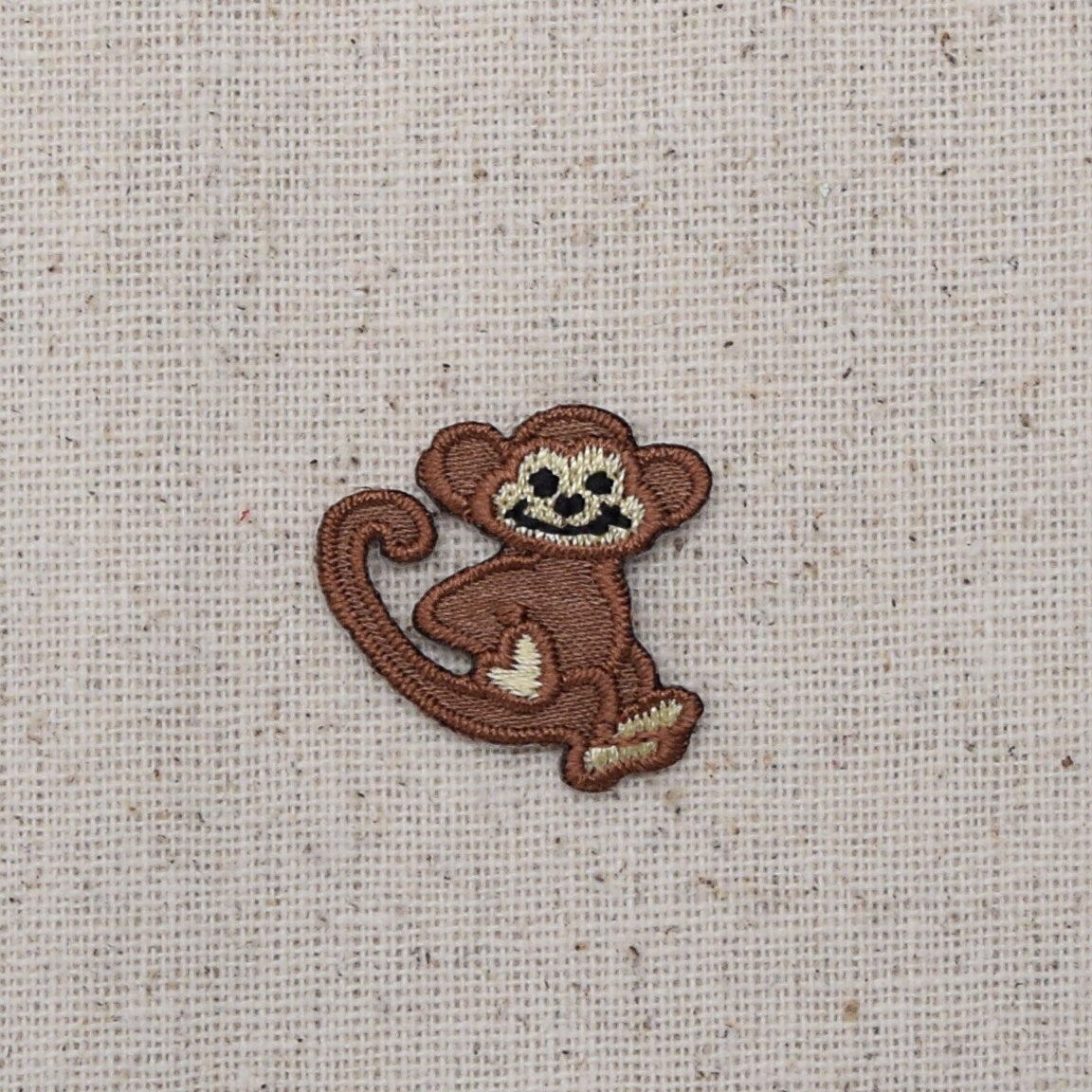 Small - Monkey - Primate - Iron on Applique - Embroidered Patch - 633308A